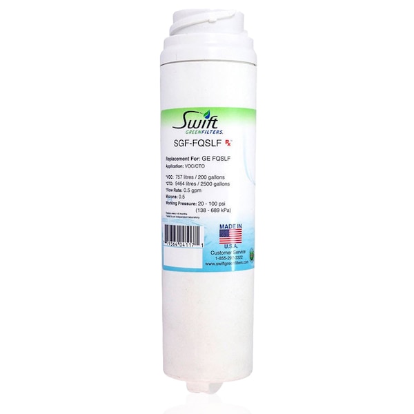 Replacement Water Filter for GE FQSLF by Swift Green Filters